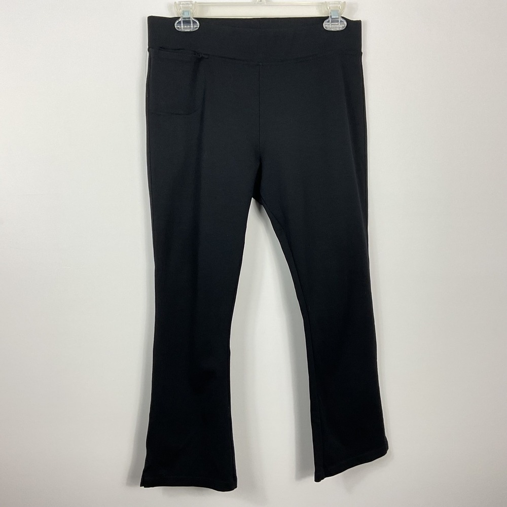 American Giant Black Ponte Bootcut Flare Pants Women's Size 8